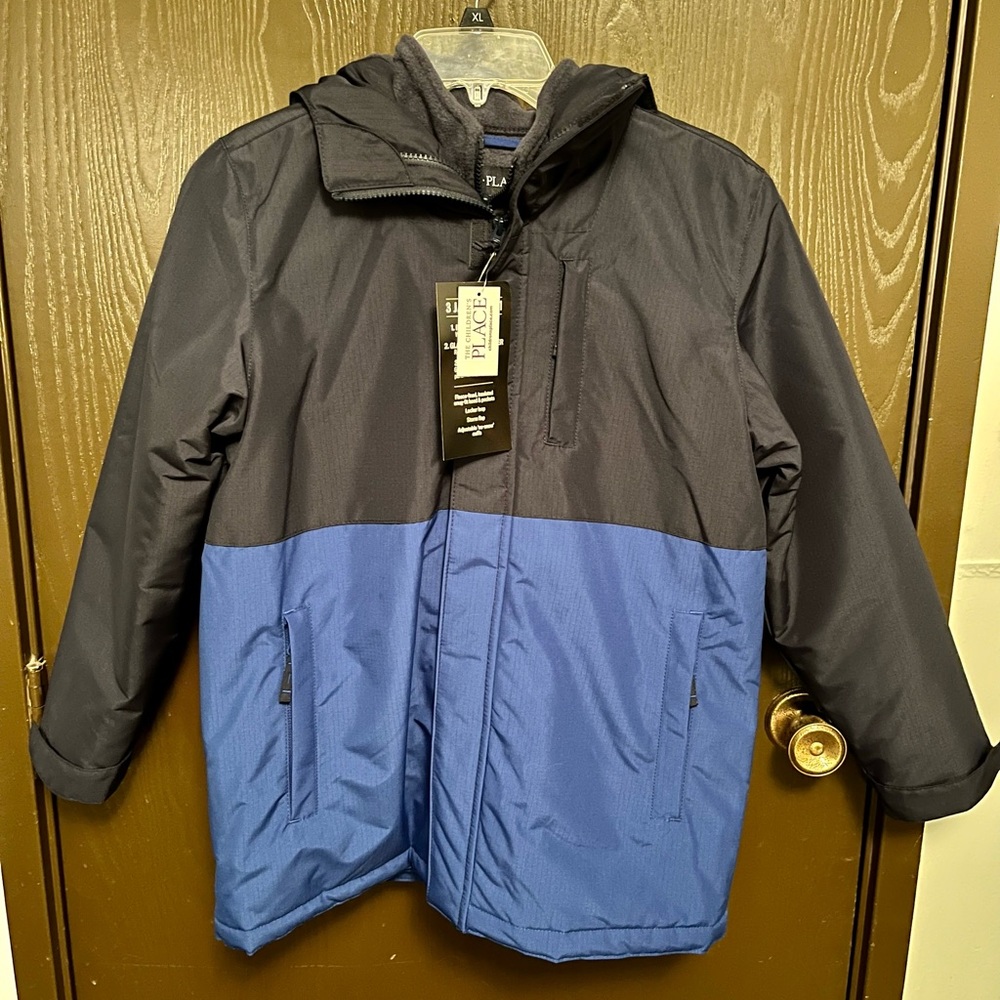 Boys Winter Coat Size L 10/12 The Childrens Place
